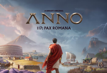 Vue panoramique d’une cité romaine prospère sous l’Empire de Trajan dans Anno 117 Pax Romana