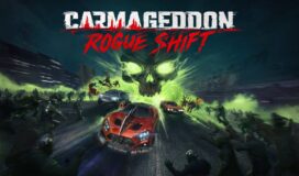 Image principale de Carmageddon Rogue Shift présentant une scène de destruction et d’action routière.