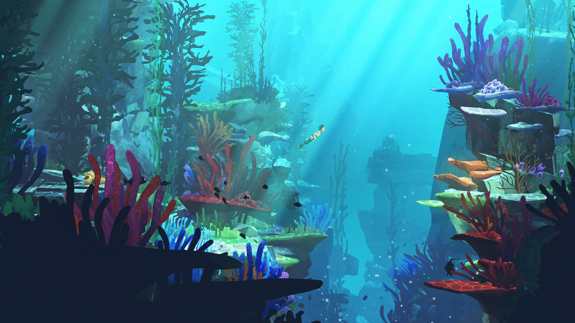 Une sentinelle mécanique géante patrouillant au-dessus d'une zone de hautes herbes