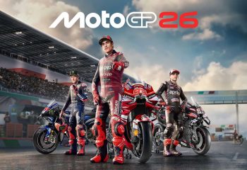 Une moto de grand prix lancée à pleine vitesse sur la ligne droite du circuit de Mugello.