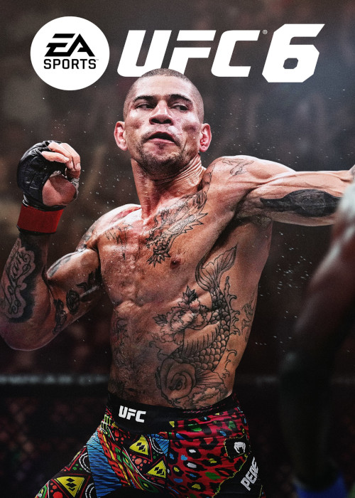 Deux combattants de MMA s'affrontant intensément au centre de la cage